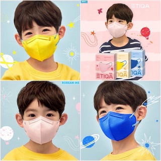หน้ากากเด็ก ETIQA KIDS รุ่น AirLite Round ใส่สบาย กันไวรัส กันฝุ่น PM 2.5 กล่อง 10 ชิ้น ของแท้จากเกาหลี