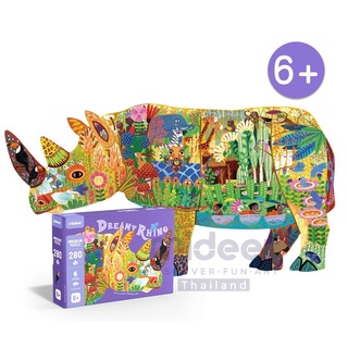 Mideer 5+ จิ๊กซอว์ไรโนขนาดใหญ่  Large Animal-Shaped Puzzle Dream Rhinoceros MD3171