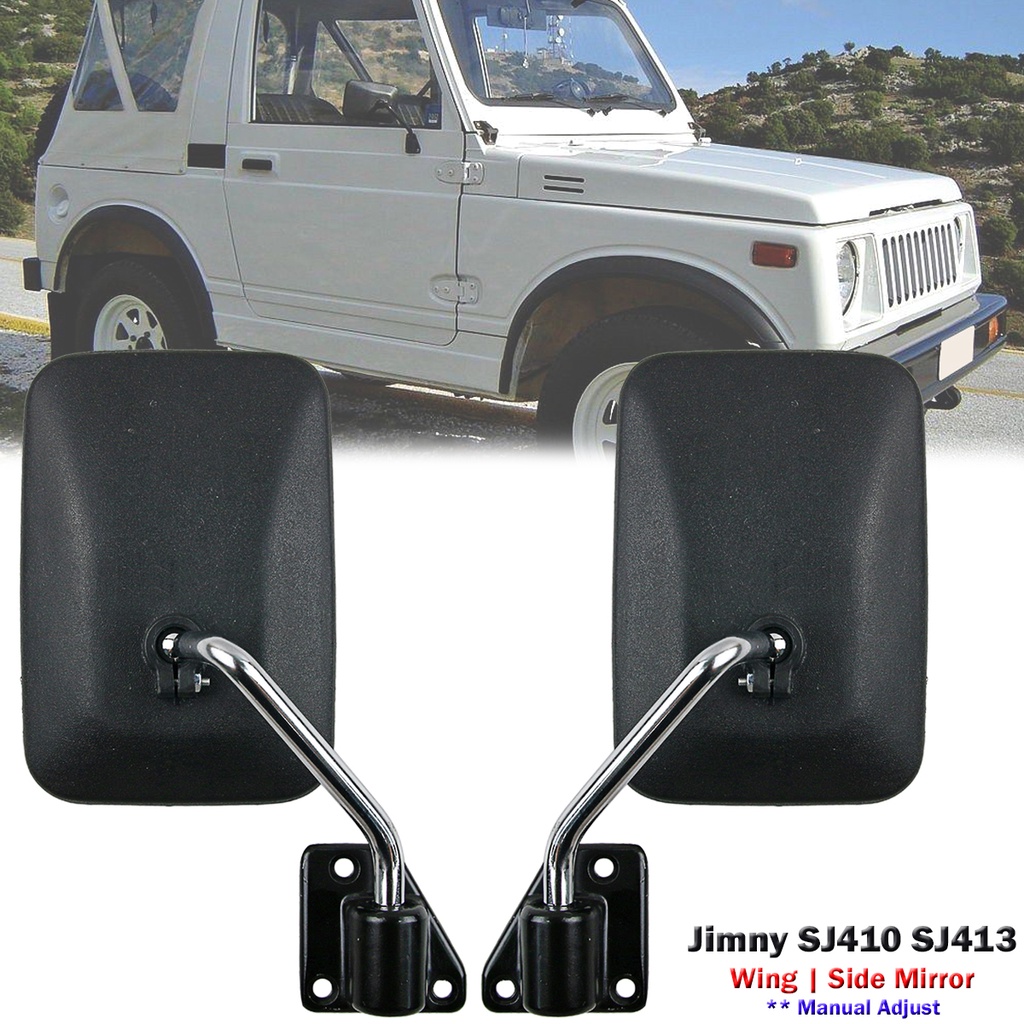 Suzuki Jeep Jimny SJ410 SJ413 กระจกมองข้างประตู (1 ชิ้น/1 คู่) (แบบเล็ก
