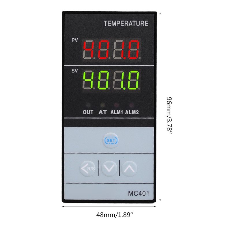 ขายดี-เทอร์โมคัปเปิล-pt100-rtd-รีเลย์ควบคุมอุณหภูมิ-2in1-และ-ssr-mc401-85-265vac