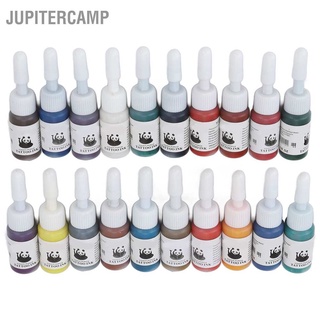 Jupitercamp ชุดหมึกสัก 100 มล. 20 สี ติดทนนาน ปลอดภัย