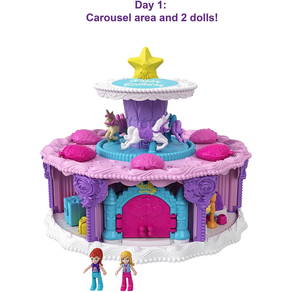 polly-pocket-birthday-cake-countdown-playset-gyw06-ชุดของเล่น-polly-pocket-birthday-cake-countdown-playset-gyw06-สําหรับเด็ก