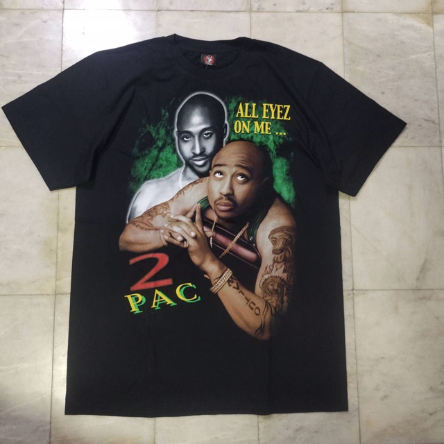 เสื้อยืด-2pac-hiphop-rapper-t-shirt-เสื้อtupacไซส์ยุโรป