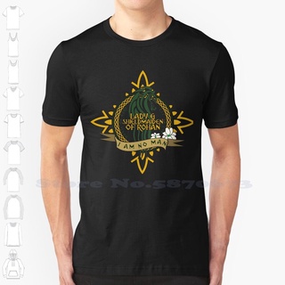 T-shirt  เสื้อยืด พิมพ์ลาย House Of Eorl: I Am No Man Rohan Eowyn Shieldmaiden Riders สําหรับผู้ชายS-5XL