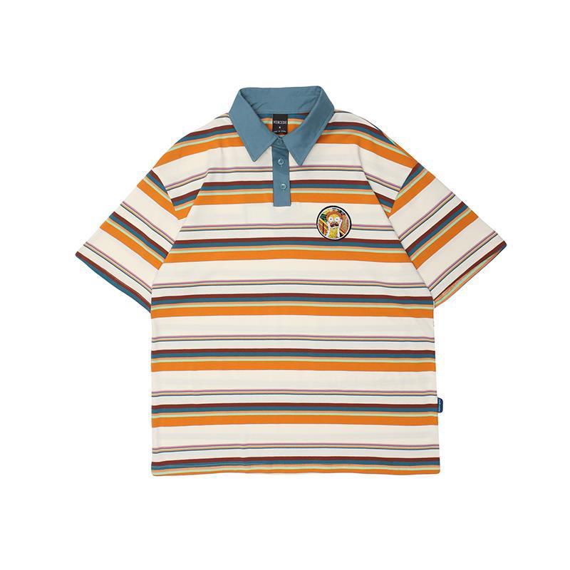 polo-vintage-เสื้อโปโลลายทาง