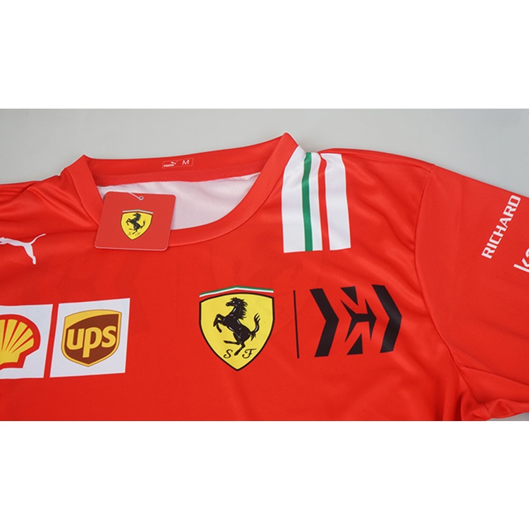 ใหม่-ชุดแข่งรถ-f1-2022-เสื้อแข่ง-ferrari-team-f1-เสื้อยืด-แขนยาว-แฟชั่นฤดูร้อน-สําหรับทุกเพศ