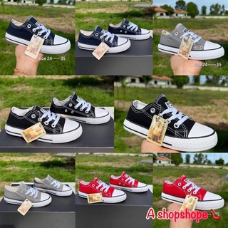 [A shopshope 🎉รองเท้าเด็ก converse รองเท้าผ้าใบเด็ก พร้อมส่ง ❤️ใส่ไม่ได้ เปลี่ยนได้❤️*