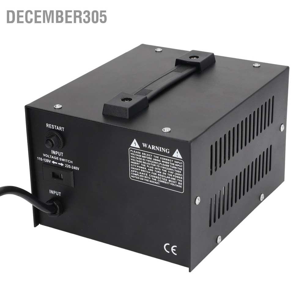 december305-หม้อแปลงแรงดันไฟฟ้า-1000w-220v-เป็น-110v-เฟสเดียว-ปลั๊ก-eu-ปรับได้