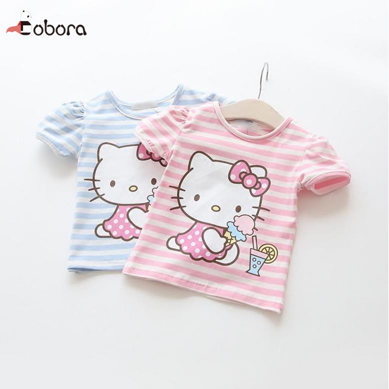 bobora-hello-kitty-ชุดเสื้อผ้าสำหรับเด็กผู้หญิง