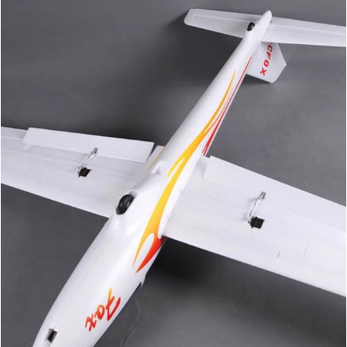 เครื่องบิน-เครื่องร่อน-ตัวลำ-ชุดไฟ-ไม่รวมรีโมทกับแบต-fms-fox-v2-glider-with-flaps-5ch-ปีก-2300mm-pnp-easy-trainer-rc