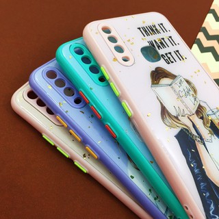 พร้อมส่งจากไทย!! OPPO ## A3s/A94 เคสกากเพชร เคสกริตเตอร์ เคสขอบสี เคสหวาน เคสฟรุ้งฟริ้ง