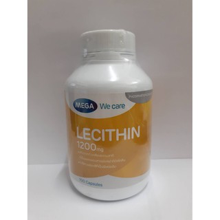 MEGA Lecithin 1200mg (100แคปซูล) บำรุงสมอง เสริมความจำ