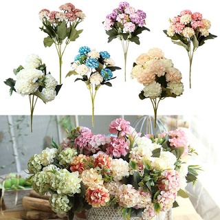 ภาพหน้าปกสินค้า【พร้อมส่ง】ช่อดอกไฮเดรนเยียปลอม 10 ดอก คุณภาพสูง สําหรับตกแต่งโต๊ะ งานแต่งงาน ที่เกี่ยวข้อง