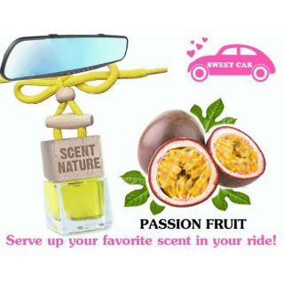 car air fresheners "scentnature"
น้ำหอมปรับอากาศภายในรถยนต์ กลิ่น passion fruit