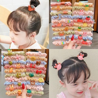 ภาพหน้าปกสินค้า10 Pcs/Set Girls Hair Band Kids Head Rope Girl’s Hair Ring Hair Rope Hair Accessories Hairband ที่เกี่ยวข้อง