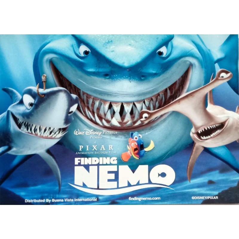 แฮนด์บิล-finding-nemo-2003-นีโม-ปลาเล็กหัวใจโต๊-โต-handbill-ใบปิดหนัง-การ์ตูน