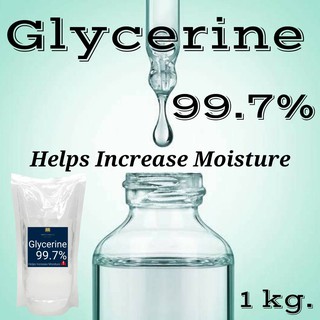 [1 Kg.] [กลีเซอริน 99.7%] Glycerine 99.7% [สารเพิ่มความชุ่มชื้น]