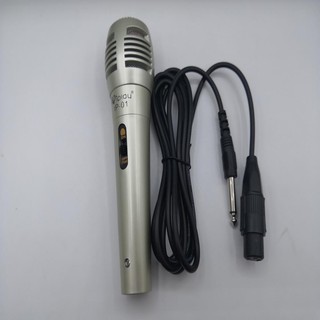 ไมค์โครโฟน พร้อมสาย PROFESSIONAL DYNAMIC MICROPHONE  IPLAY   รุ่น IP-01 สายยาว2 เมตร มีสวิทปิด เปิดในตัว ให้เสียงสมจริง