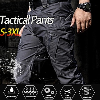 ภาพหน้าปกสินค้า🔥ix7 กางเกงยุทธวิธีผู้ชาย งกองทหาร ผ้าริปสตอปกันน้ำ มีช่องกระเป๋าหลายช่อง พลัสไซส์กางเกงขายาว ที่เกี่ยวข้อง