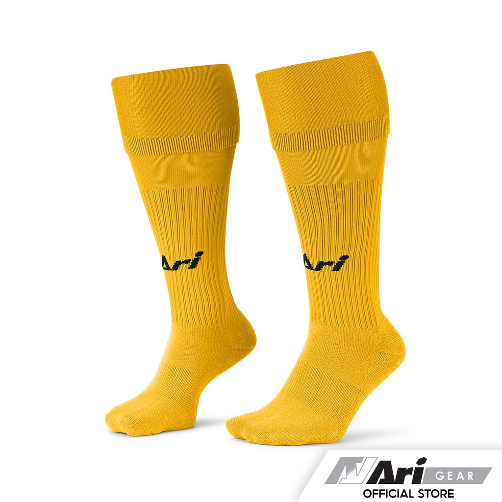 ภาพหน้าปกสินค้าARI LONG SOCKS - YELLOW ถุงเท้า อาริ ยาว สีเหลือง