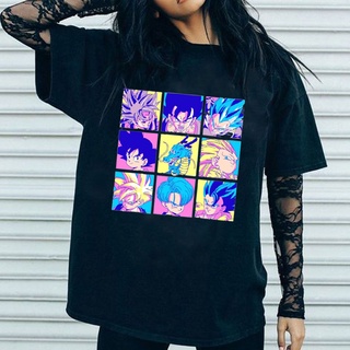 Japanese Anime Dragon Ball T Shirt Women Kawaii Harajuku Manga Graphic Tees Anime T-shirt Unisex Summer Tops Tshirt Male