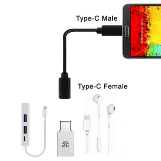 ภาพขนาดย่อของภาพหน้าปกสินค้าMLLSE Type C USB 3.1 Male to USB-C Female Extension Data Cable Extender Cord 30cm จากร้าน khunsua บน Shopee