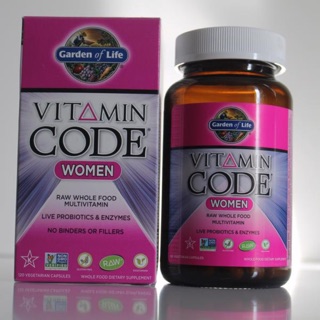 💥pre order💥🇺🇸 Garden of Life, Vitamin Code, Women, 120&240 Vegetarian Capsules