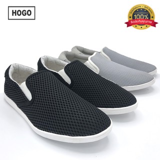 รูปภาพขนาดย่อของHogo รองเท้าผ้าใบ รองเท้าผ้าใบผู้ชาย รองเท้า Slip on รองเท้าแบบสวม รองเท้าผู้ชายลองเช็คราคา