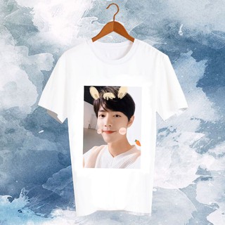 เสื้อยืดสีขาว สั่งทำ เสื้อยืด สินค้า เสื้อแฟนเมด สินค้าแฟนกู้ด ศิลปินดาราจีน ซีรี่ส์จีน เซียวจ้าน Xiao Zhan - XZN18