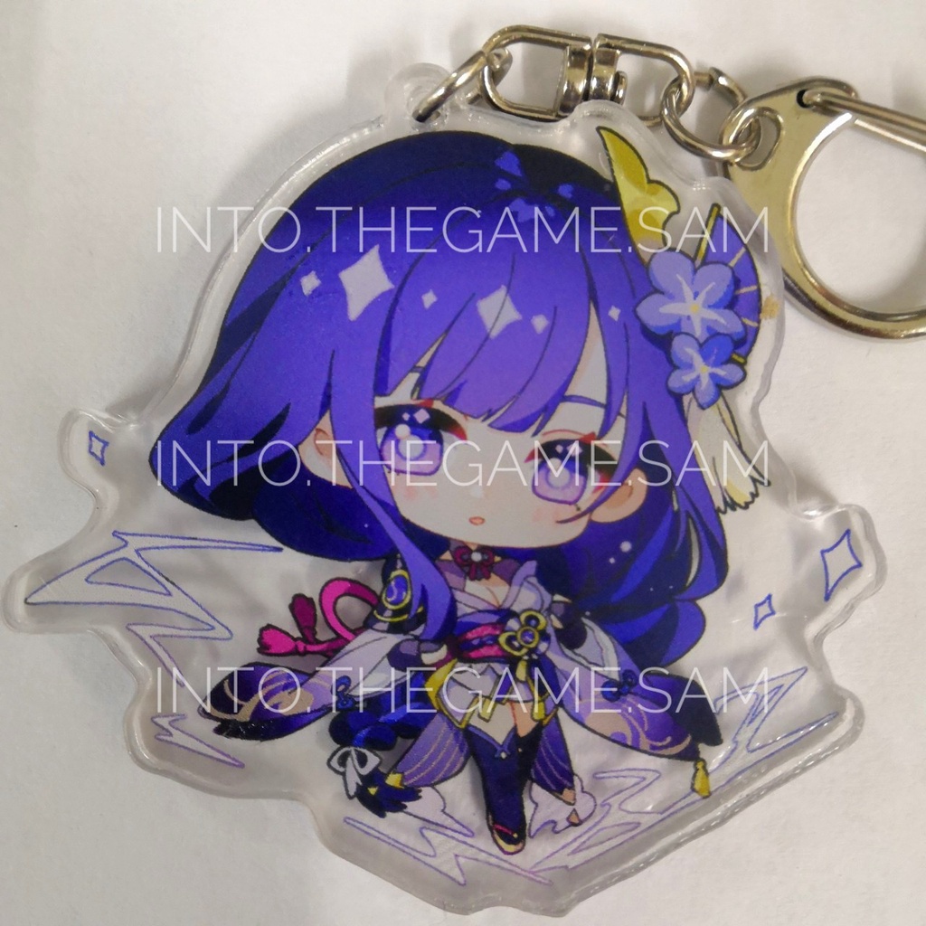 พร้อมส่ง-พวงกุญแจเล็ก-genshin-impact-keychain-ตัวละครเมืองไฟฟ้า-inazuma-สินค้าfanmade