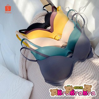 🧸💦𝑩𝒓𝒂𝑩𝒓𝒂𝑩𝒓𝒂⛱️🧸  เสื้อชั้นใน บราไร้โครง แบบญี่ปุ่น สวมใสสบาย #bra-127