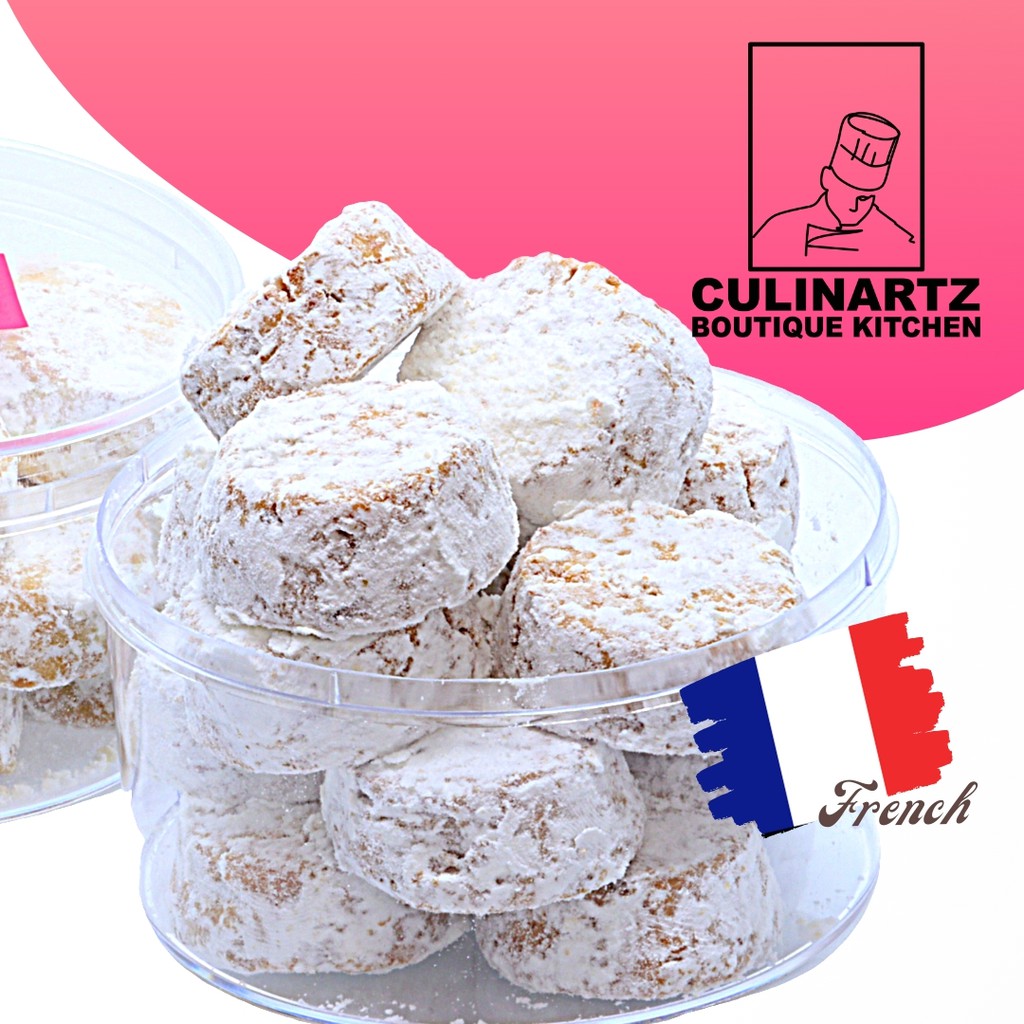 ภาพหน้าปกสินค้าFrench Butter Almond Cookies(Sable ) อัลมอนด์เนยคุกกี้สไตล์ฝรั่งเศส By Culinartz Boutique Kitchen