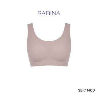 สินค้า SABINA BRALESS เสื้อชั้นใน Invisible Wire (ไม่มีโครง) รุ่น Soft Collection รหัส SBK114CD สีเนื้อ