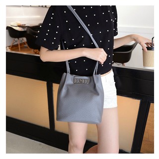 ส่งฟรี !! กระเป๋าสะพายข้าง Little Bag  รุ่น LB-011 (Grey)