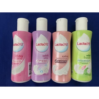 Lactacyd แลคตาซิด น้ำยาอนามัย (ขวดเล็ก 60 ml , ขวดใหญ่ 150 ml)(สูตรผสมอัลโกไวท์ / บำรุงนุ่มนวล / คอลลาเจน / อ่อนโยน)