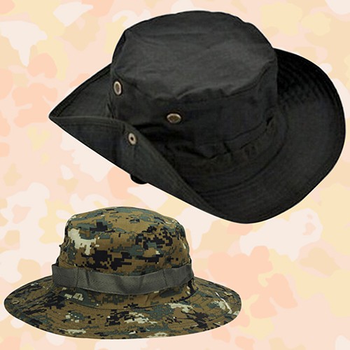 ausunisex-หมวกทหาร-กันแดด-camo-boonie-สําหรับเดินทาง