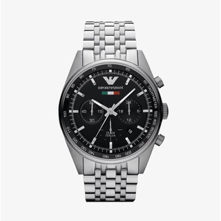 ภาพหน้าปกสินค้าEMPORIO ARMANI นาฬิกาข้อมือผู้ชาย รุ่น AR5983 Tazio Chronograph - Silver ที่เกี่ยวข้อง