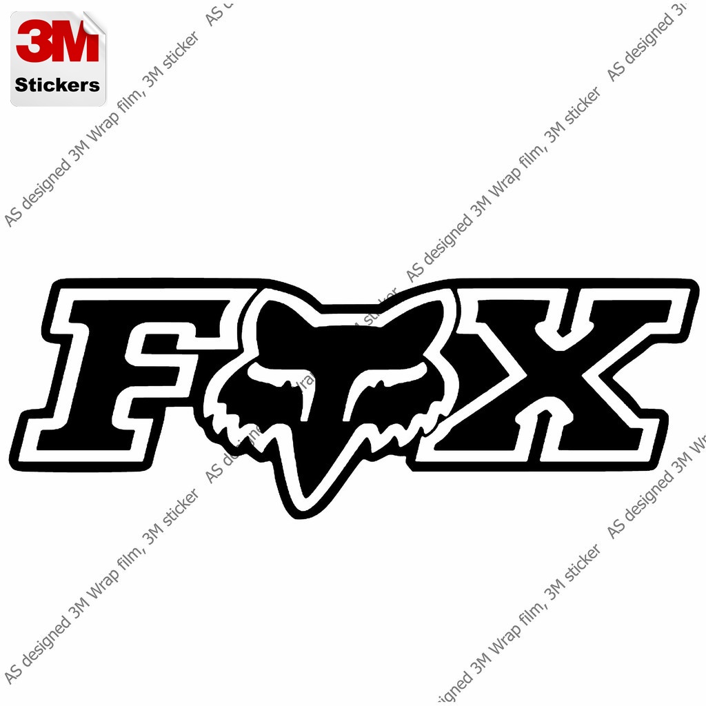 ฟอกซ์-สติ๊กเกอร์-3m-ลอกออกไม่มีคราบกาว-fox-no-1-removable-3m-sticker-สติ๊กเกอร์ติด-รถยนต์-มอเตอร์ไซ