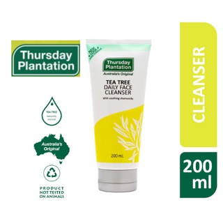 Thursday plantation Tea tree daily face cleanser 200ml. ใหม่ NEW LOOK SAME FORMULA