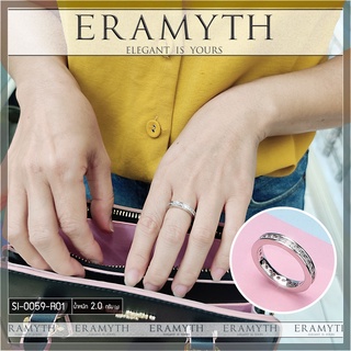 Eramyth Jewelry แหวน เงินแท้  SI-0059-R01 งานฝังเพชรสวิลCZ สินค้ามาตรฐานส่งออก