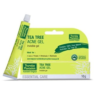 Thursday Plantation Tea Tree Acne Gel 10g. ลดสาเหตุของการเกิดสิวด้วยสารสกัดจากธรรมชาติ ใช้สำหรับสิวอุดตัน