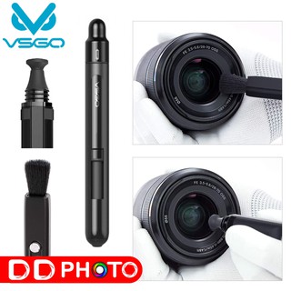 VSGO POWER-SWITCH LENS CLEANING PEN V-P03E ปากกาทำความสะอาดกล้อง หัวคาร์บอน และ แปรงสำหรับทำความสะอาดเลนส์