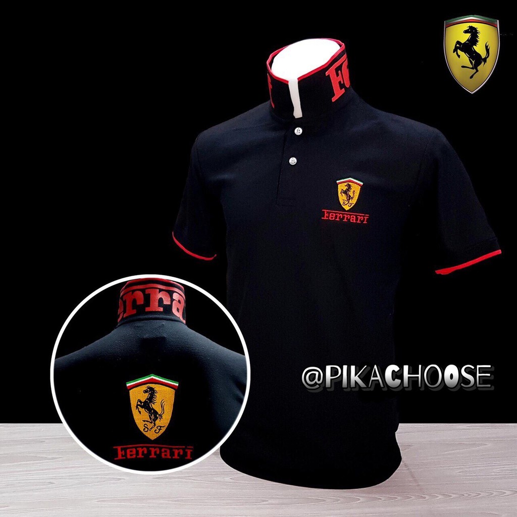 ภาพหน้าปกสินค้าเสื้อโปโล Men Polo Ferrari เฟอร์รารี่ Limited Edition จากร้าน pikachoose บน Shopee