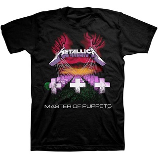 เสื้อยืดโอเวอร์ไซส์เสื้อยืด พิมพ์ลาย Bravado Metallica-Master Of Puppets สําหรับผู้ชายS-3XL