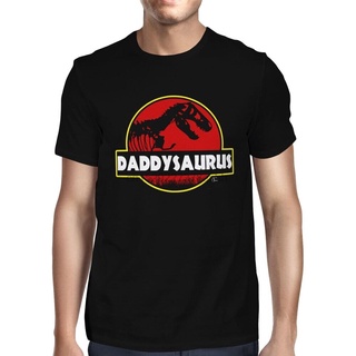 เสื้อยืดผ้าฝ้ายพิมพ์ลายขายดี เสื้อยืด ลายไดโนเสาร์ Daddysaurus สําหรับผู้ชาย 2022