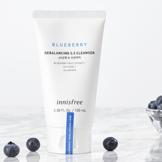 ♥️พร้อมส่ง แท้100%♥️ Innisfree Blueberry Rebalancing 5.5 Cleanser โฟมล้างหน้า
