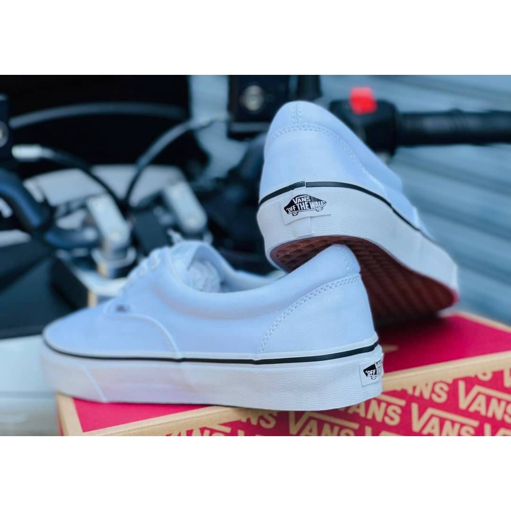 รุ่นสุดฮิตขายดี-vans-era-classic-true-white-รองเท้าผ้าใบ-แวนส์-ได้ทั้งชายและหญิง-มีไซส์-36-45-eur