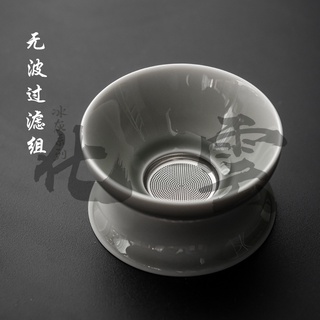 [Huayun] ชุดตาข่ายกรองชา สเตนเลส ระบายน้ํา สําหรับชงชา เซรามิค พิธีชงชากังฟู