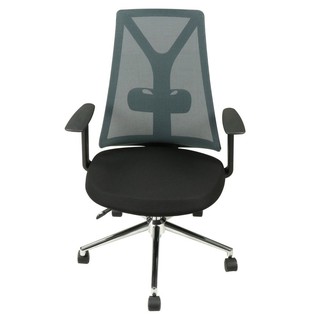 เก้าอี้สำนักงาน เก้าอี้สำนักงาน FURDINI MAX D1-808BB NET สีผ้าดำ/เทา เฟอร์นิเจอร์ห้องทำงาน เฟอร์นิเจอร์ ของแต่งบ้าน OFFI