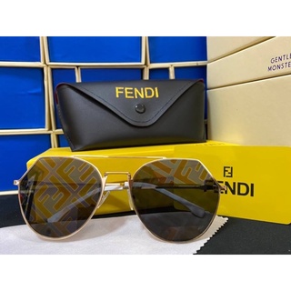 ภาพขนาดย่อของสินค้าแว่นกันแดดFendi อุปกรณ์ครบกล่อง159